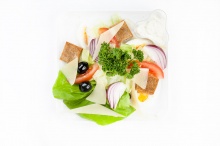 Vegetarian Caesar salad