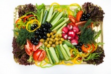 Vegetable tray
